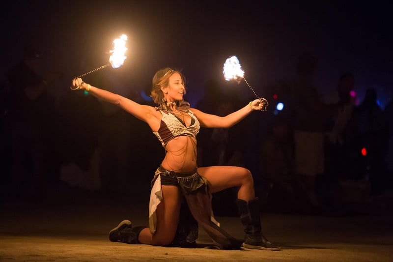 Fire performer